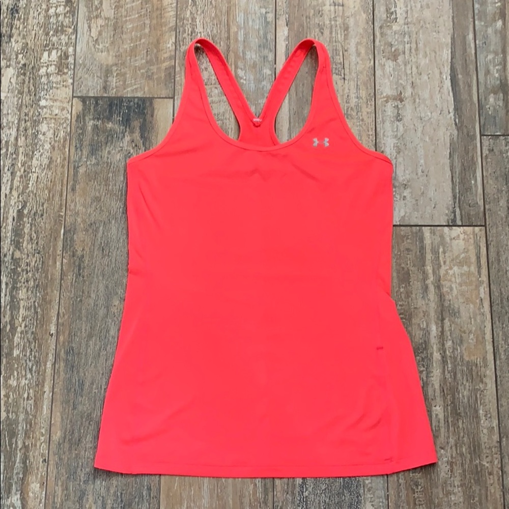 Under Armour Coral Pink Racerback Tank Top